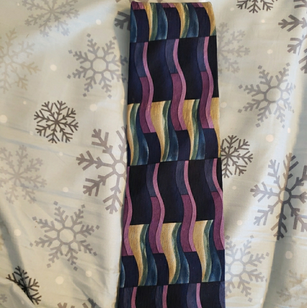 J. Garcia Cocktail Collection Silk Tie EUC